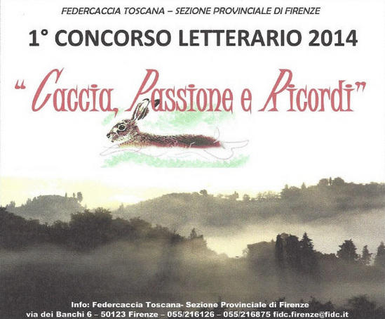 Concorso Letterario 2014 - Caccia Passione e Ricordi